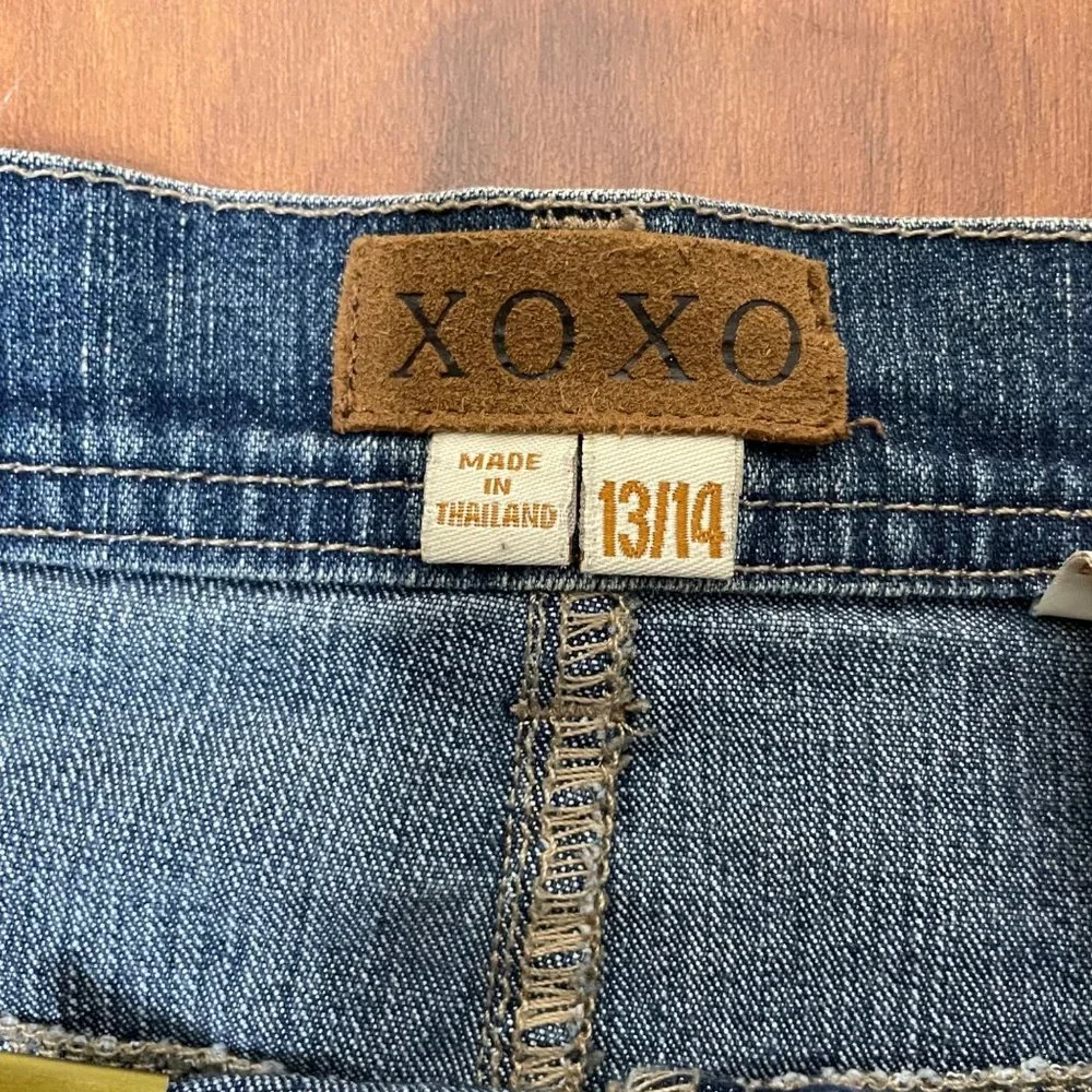 XOXO Mini Denim Skirt Size 13/14